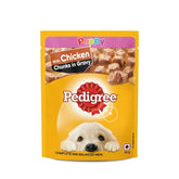 Pedigree Puppy Wet Dog Food, Chicken Chunks in Gravy